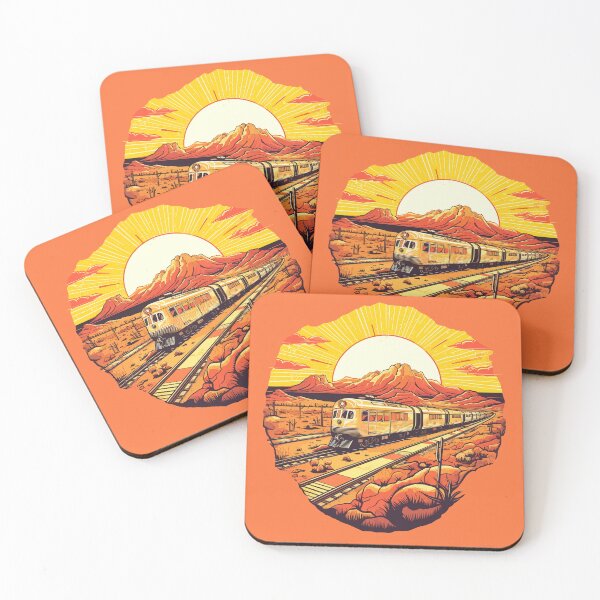 Item preview, Desert Sunset Express: Majestic Train Journey designed and sold by SynthPrint.