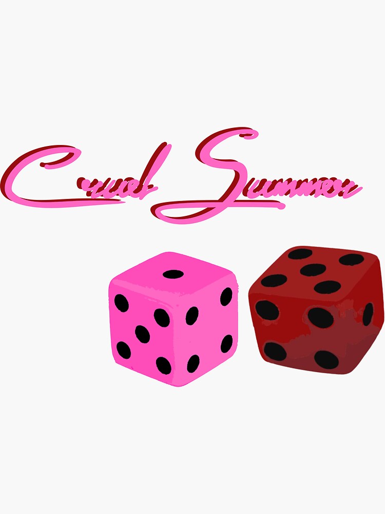 Taylor swift cruel summer fuzzy deals dice