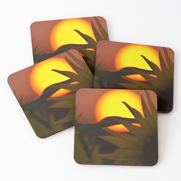 Item preview, A Sunset photograph in Sunflower field.  designed and sold by CPGStudios.