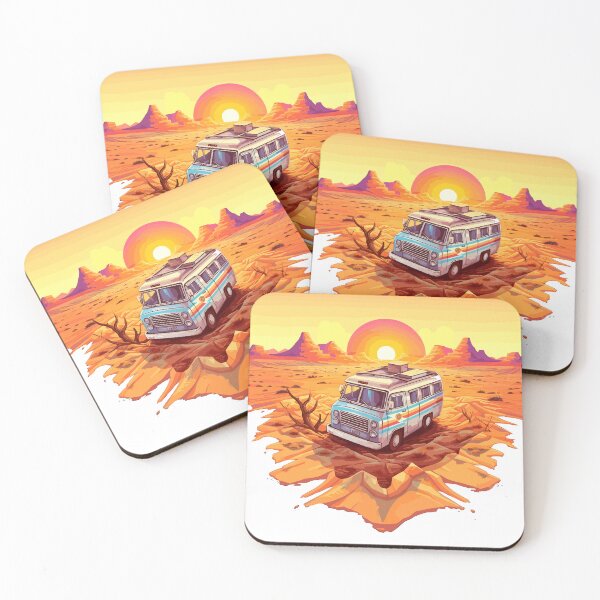 Item preview, Desert Sunset Retreat: Camper Van Serenity designed and sold by SynthPrint.