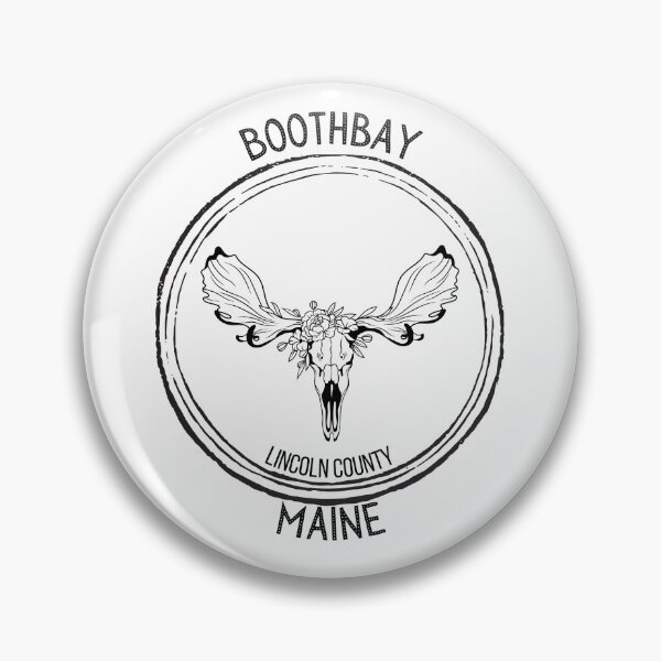 Item preview, Boothbay Maine Moose Skull designed and sold by Ashley Gagnon.