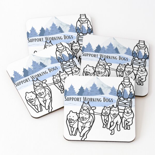 Item preview, Support Working Dogs- Sled Dogs designed and sold by LunarDogs.