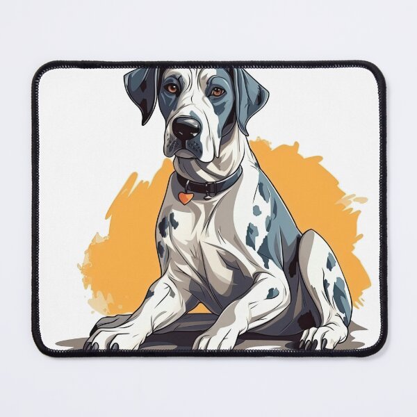 Item preview, Great Dane Majestic artwork: A Regal Look for Purebred Dog Owners and Lovers designed and sold by DooodleGod.