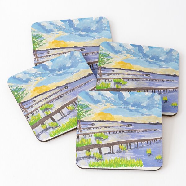 Item preview, Coastal sunset designed and sold by Liwei-Doodles.