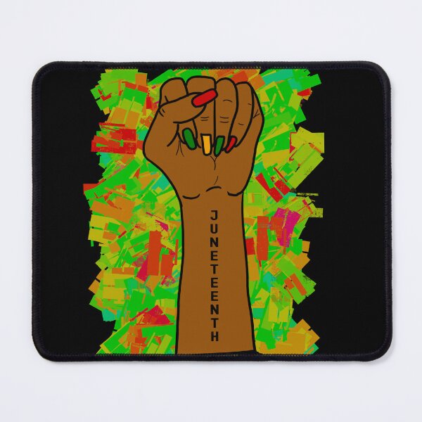 Item preview, Juneteenth Woman Fist Manicure Tattoo designed and sold by blackartmatters.