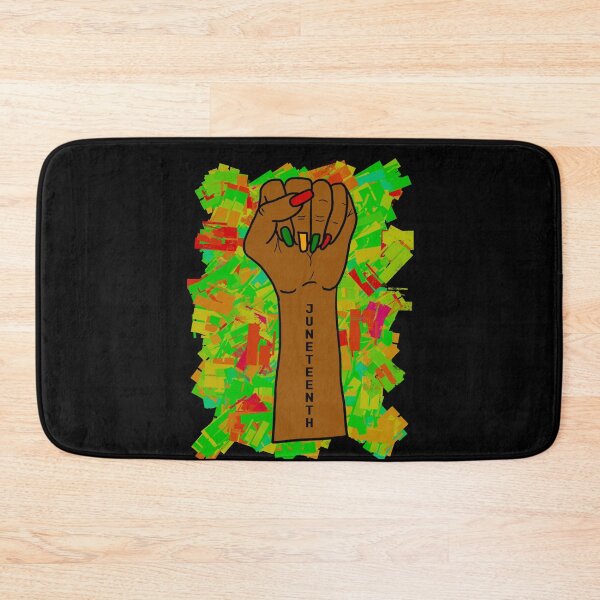 Item preview, Juneteenth Woman Fist Manicure Tattoo designed and sold by blackartmatters.
