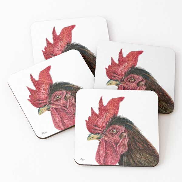 Item preview, Young farmyard rooster designed and sold by NathBros.