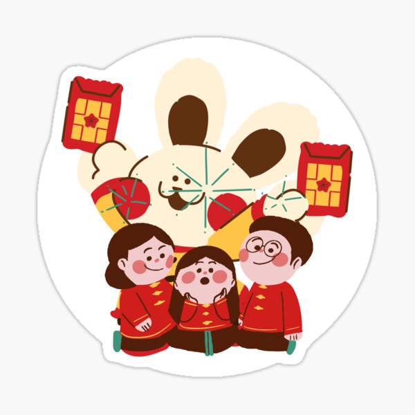 Chinese Festival Money Envelope Sticker