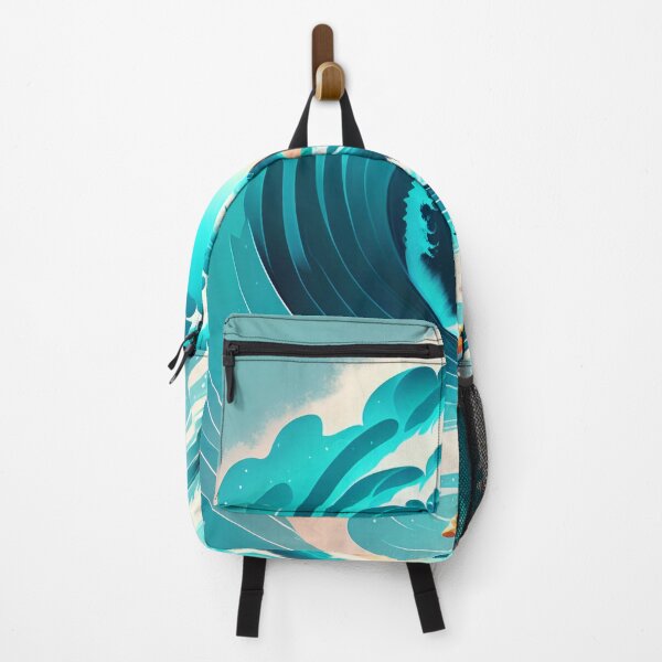 Item preview, Surfer riding a wave designed and sold by ArtFactoryAI.