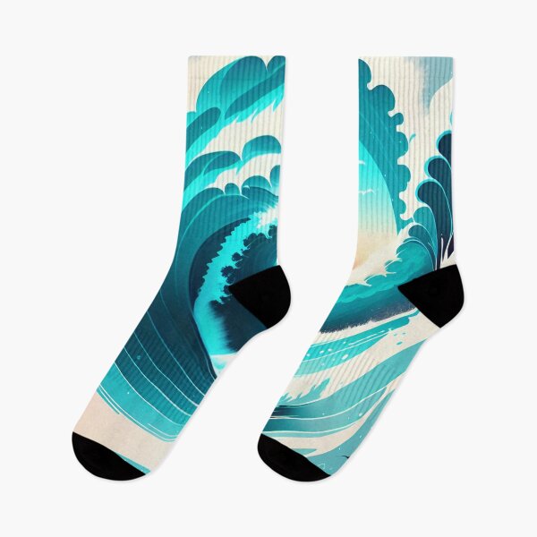 Item preview, Surfer riding a wave designed and sold by ArtFactoryAI.