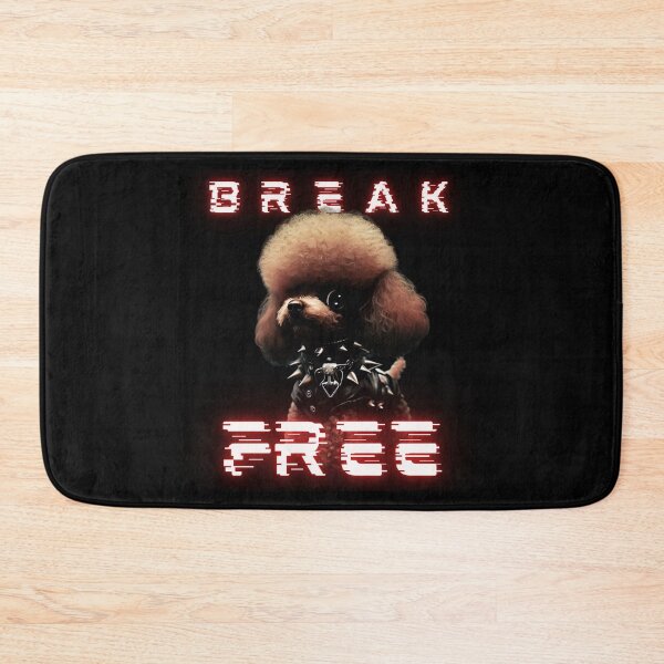 Item preview, Dark Punk Poodle: Break Free Motivational Quote - Dog Lovers Art designed and sold by Woof-n-Wear.