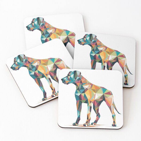 Aperçu de l'œuvre Dane Geometric masterpiece for Pet Lovers - Adorable Shapes & Playful créée et vendue par DooodleGod.