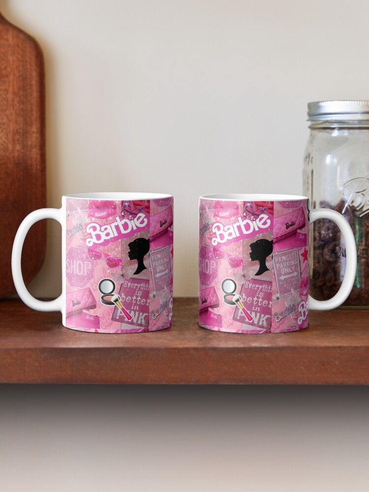 Barbie Baddie Y2K Aesthetic Pink Coffee Mug – Aesthetics Boutique