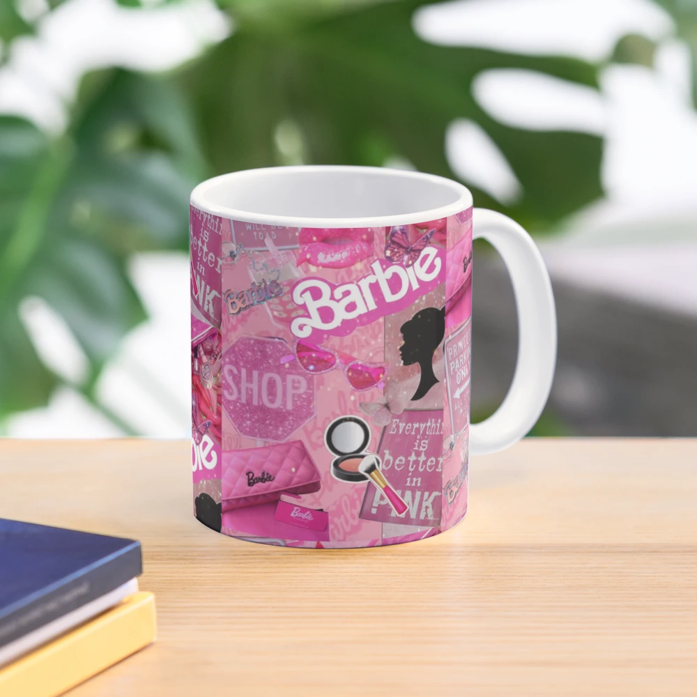 Barbie Baddie Y2K Aesthetic Pink Coffee Mug – Aesthetics Boutique