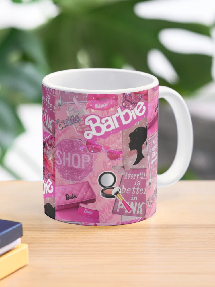 Barbie Baddie Y2K Aesthetic Pink Coffee Mug – Aesthetics Boutique