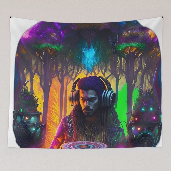 Item preview, "The Future Psychedelic Dubstep DJ" designed and sold by Transelasticart.