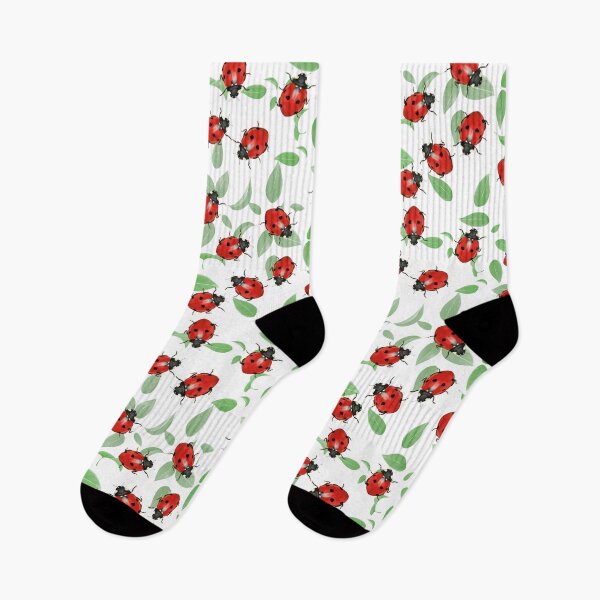 Item preview, Ladybugs on green leaves  designed and sold by JakoRila.