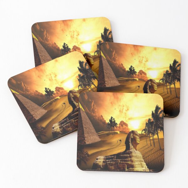 Item preview, Great Sphinx with Great Pyramids background 32 designed and sold by AnadAA.
