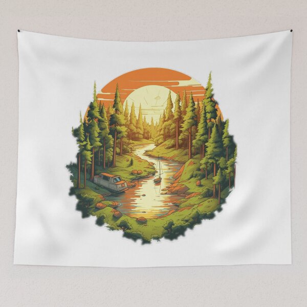 Item preview, Riverside Serenity: Low Poly Mobile Home Retreat designed and sold by SynthPrint.