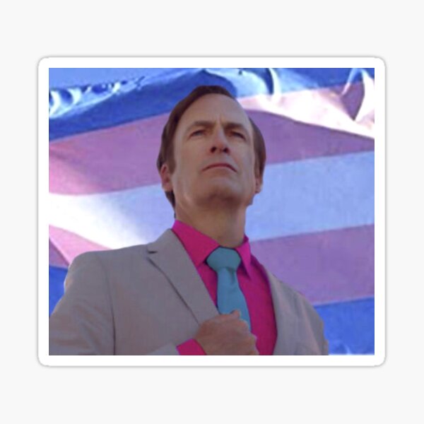 Vista previa del artículo con la obra «Derechos de las personas trans de Saul Goodman», diseñado y vendido por saige161iq.