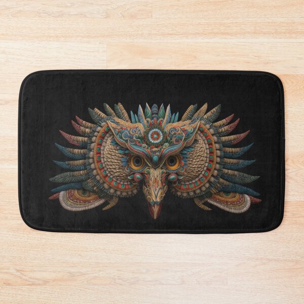 Item preview, KUKULKAN mayan god deluxe design made of embroidery textile designed and sold by Tio-Tecun.