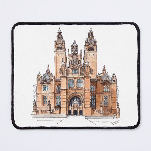 Item preview, Kelvingrove Art Gallery Watercolour designed and sold by Tom Napper Design.