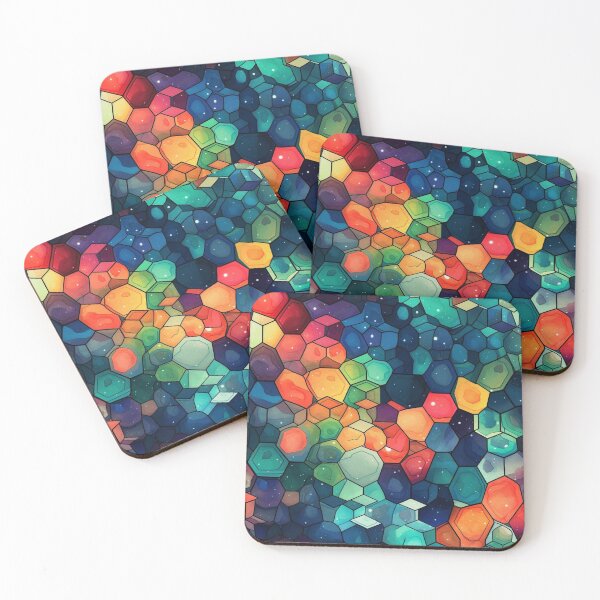 Item preview, Interstellar Geometry - Cosmic Space Patterns designed and sold by AdventureCanvas.