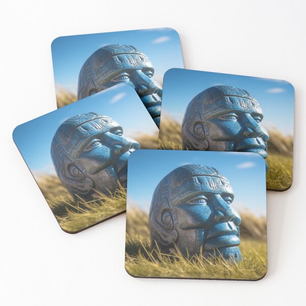 Item preview, Olmec head designed and sold by Tribeshop.