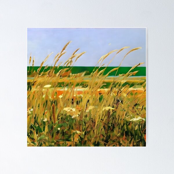 Item preview, Wheat in Gentle Breeze  designed and sold by Dana Roper.