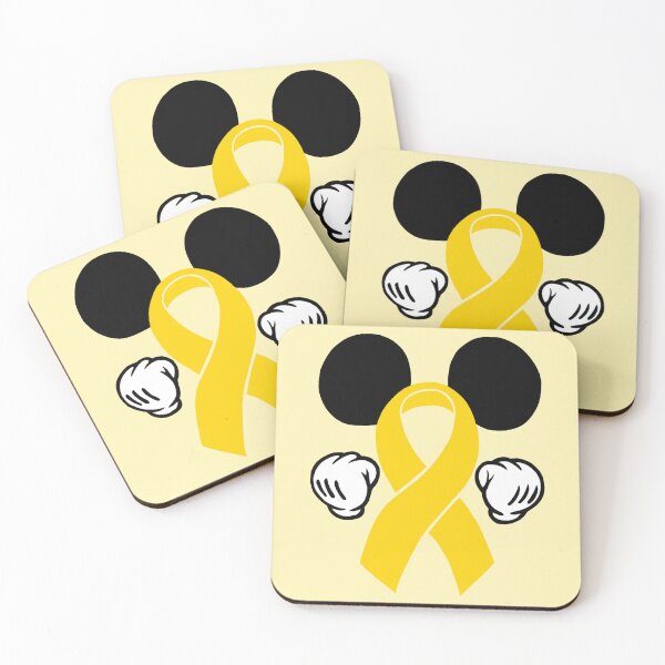 Item preview, Mouse Ears Awareness Ribbon (Yellow) designed and sold by CaitlynConnor.