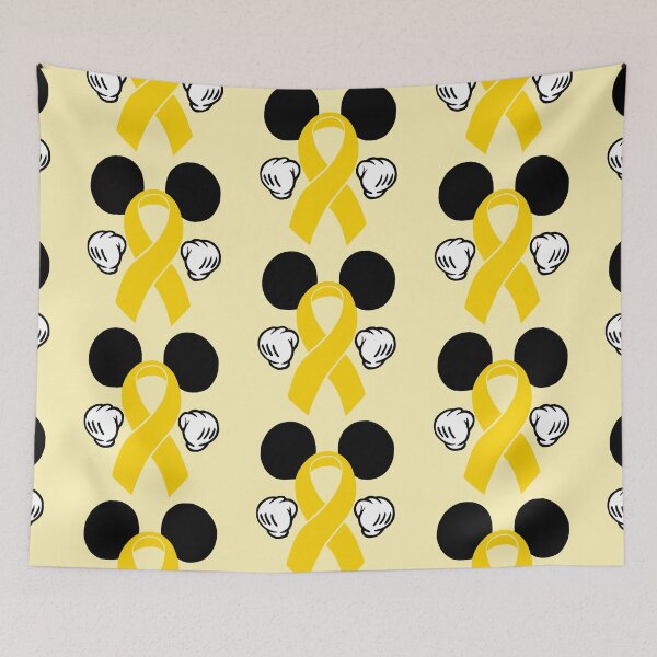 Item preview, Mouse Ears Awareness Ribbon (Yellow) designed and sold by CaitlynConnor.