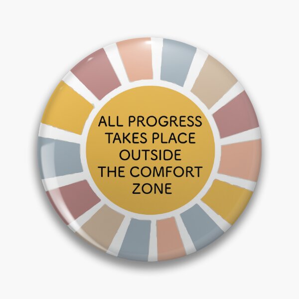 Item preview, All progress takes place outside the comfort zone designed and sold by Karisdesignss.