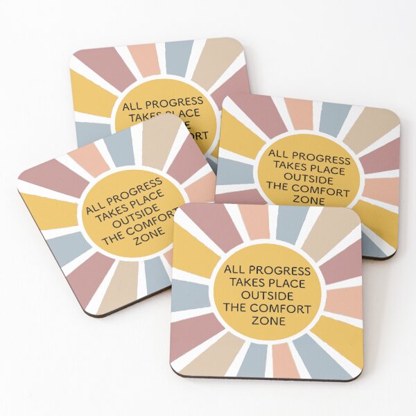 Item preview, All progress takes place outside the comfort zone designed and sold by Karisdesignss.