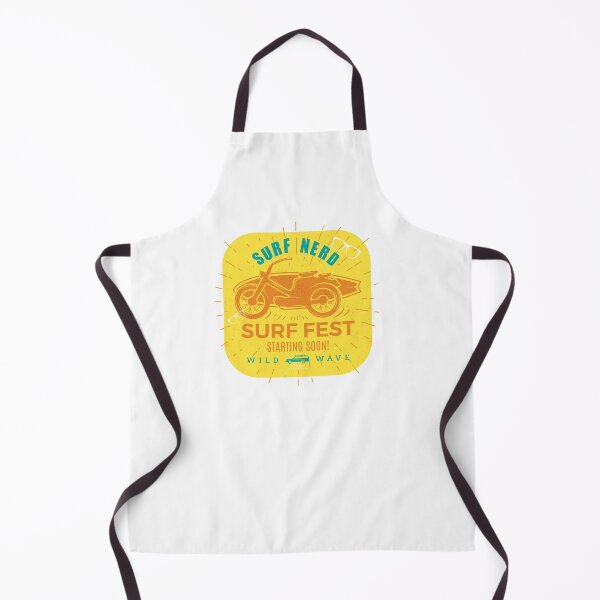 Item preview, Surf Nerd, Surf Fest-wild wave, surfboard and motorbike designed and sold by ArtDoor54.