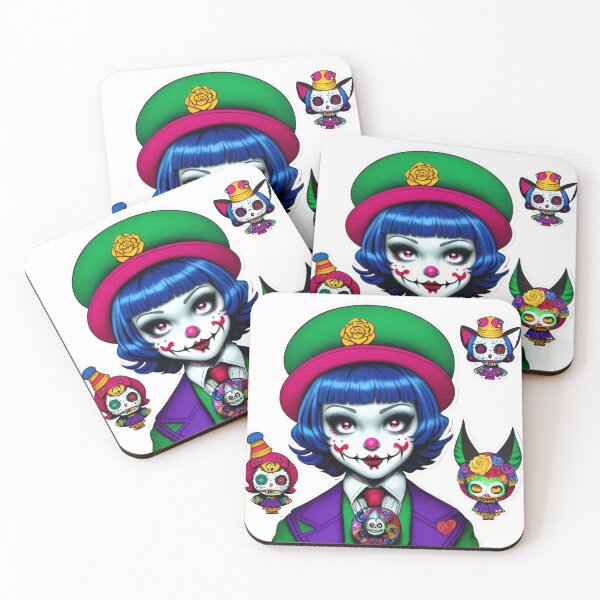 Item preview, Voodoo Clown Carnival Goth Girl designed and sold by McCallnWaldo.