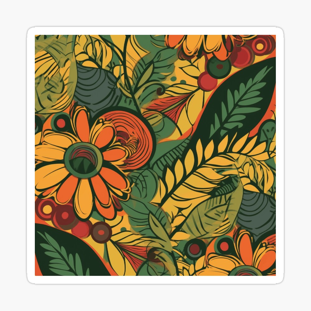 Jamaican Art pattern