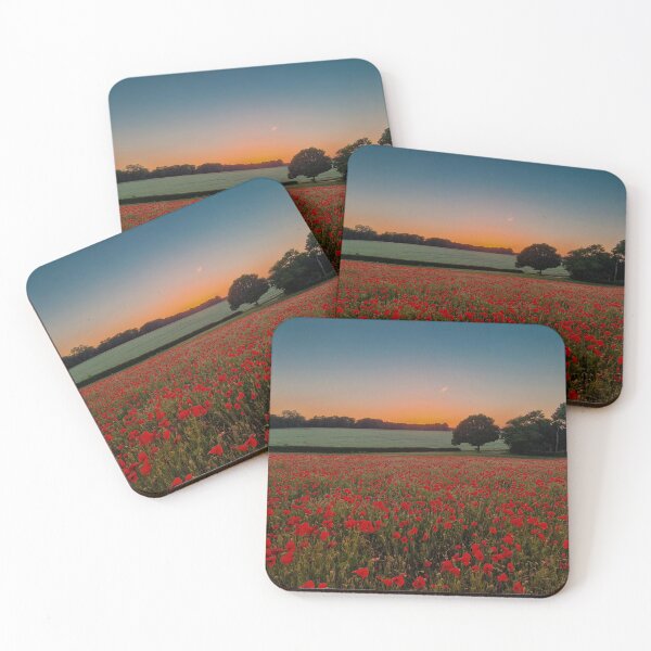 Item preview, A Poppy field at Sunset designed and sold by CPGStudios.