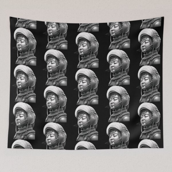 Item preview, Buddha in pilot suit  A Painting of Buddha designed and sold by OraPrint.