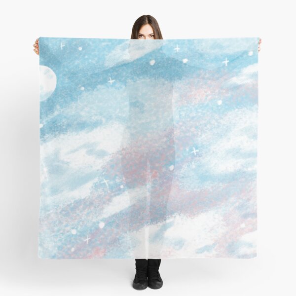 Pink and Blue Sky / Trans Pride Scarf