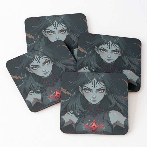 Item preview, Enchanting Demoness With Fiery Streaks designed and sold by ByteyCreatives.