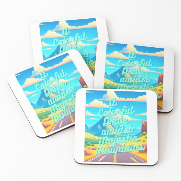 Item preview, A Colorful Drive amidst Majestic Mountains designed and sold by ShoppingKazkar.