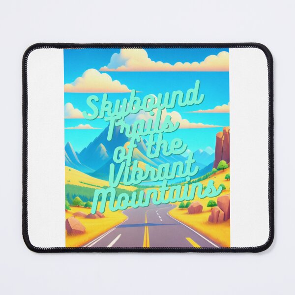 Item preview, Skybound Trails of the Vibrant Mountains designed and sold by ShoppingKazkar.