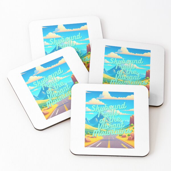 Item preview, Skybound Trails of the Vibrant Mountains designed and sold by ShoppingKazkar.