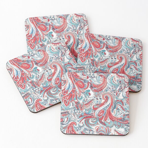Item preview, Vibrant Paisley Pattern Art Print designed and sold by GiveMeMood.