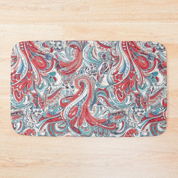 Item preview, Vibrant Paisley Pattern Art Print designed and sold by GiveMeMood.