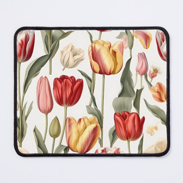 Item preview, Art: Orange Spring Flowers in White and Red designed and sold by GiveMeMood.