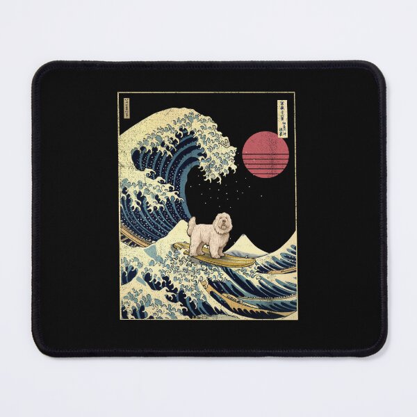 Item preview, Komondor Kanagawa Japanese Surfing Wave designed and sold by rafaeltto.
