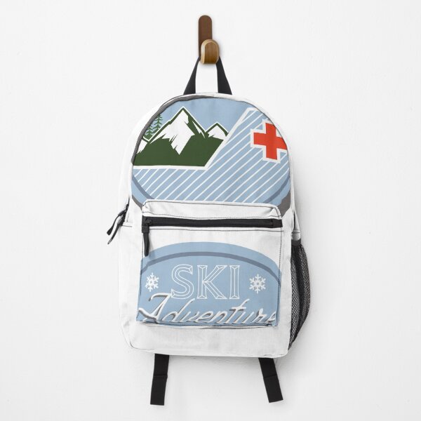 Item preview, SKI Adventure with Swiss cross, badge designed and sold by ArtDoor54.