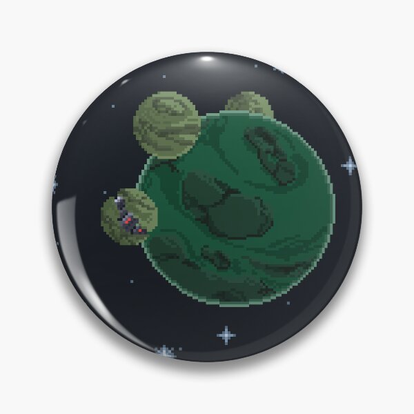 Item preview, Pixel Art Green Planet designed and sold by PixelCarvel.