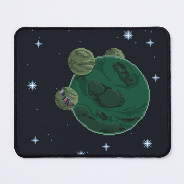 Item preview, Pixel Art Green Planet designed and sold by PixelCarvel.